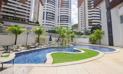 Apartamento Mobiliado com 3 suítes para alugar no Loteamento Aquarius, 3 Suítes, 2 Varandas , 3 vagas