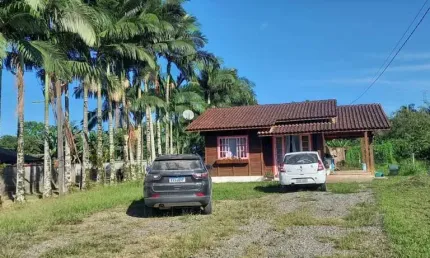 Sítio / chácara para venda em joinville, rio bonito, 2 dormitórios, 1 banheiro, 1 vaga