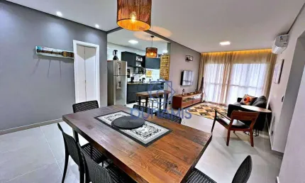 Apartamento com 2 dormitórios à venda, 85 m² por r$ 840.000,00 - tombo - guarujá/sp