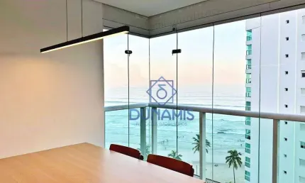 Apartamento vista mar prédio novo na praia da enseada