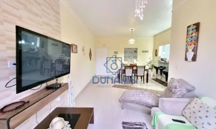 Lindo apartamento à venda na praia da enseada - duas quadras do mar