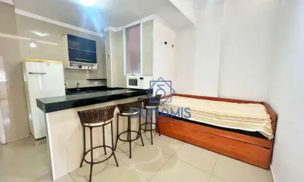 Apartamento à venda, 30 m² por r$ 300.000,00 - praia das pitangueiras - guarujá/sp