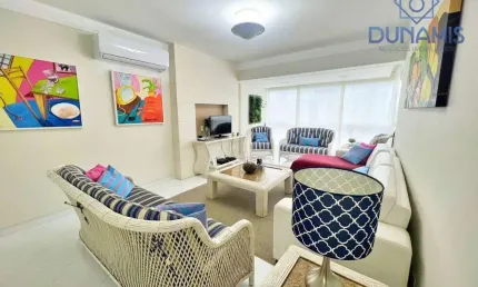 Apartamento à venda, 135 m² por r$ 890.000,00 - praia das pitangueiras - guarujá/sp