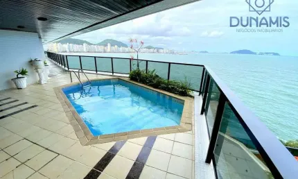 Apartamento à venda, 364 m² por r$ 3.400.000,00 - jardim astúrias - guarujá/sp