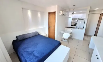À Venda Lindo Apto 28m² Tip Studio, Porteira Fechada, Para Investir ou Morar, Localiz Top Próximo Shopping Recife, há 500m do Mar