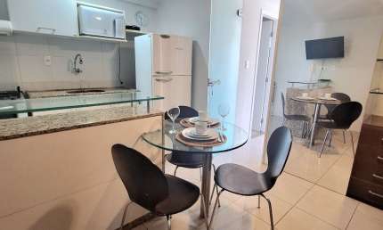 Aluguel Lindo Flat 1Qto 35m² Mobiliado e Equipado, Localiz no Coração de Boa Viagem