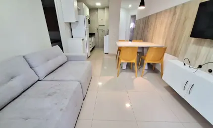 Aluguel Belo Apt 2Qts 44m² Td Mobiliado e Equip, Compl Lazer, Academia, Localiz no Parnamirim ZN