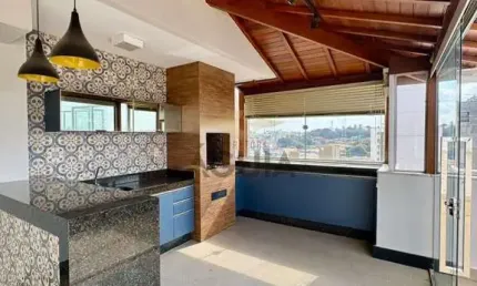 Cobertura com 3 quartos à venda na rua castelo de lisboa, 766, castelo, belo horizonte por r$ 1.300.000