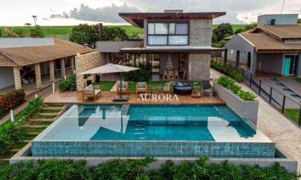 Casa de campo no Condomínio Porto das Aguas,  com 5 dormitórios à venda, 405 m² por R$ 3.500.000 - Centro - Porecatu/PR
