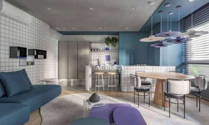 Apartamento no Edifício Blu.Ink com 2 dormitórios à venda, 62 m² - Gleba Fazenda Palhano - Londrina/PR