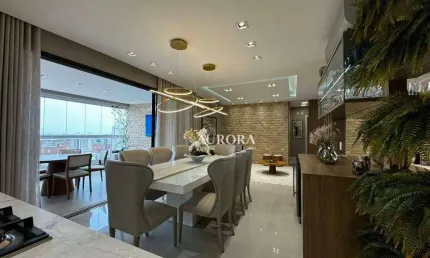 Apartamento andar alto no edifício absoluto com 3 dormitórios à venda, 167 m² por r$ 2.500.000 - gleba palhano - londrina/pr