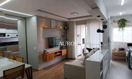 Apartamento no Edifício Solar Mirador com 3 dormitórios à venda, 74 m² por R$ 640.000 - Aurora - Londrina/PR