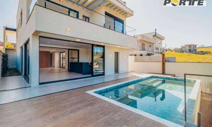 Casa com 3 suítes à venda, 298 m² por R$ 2.690.000 - Condomínio Greenfield - Atibaia/SP
