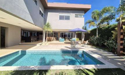 Casa com 3 suítes à venda, 443 m² por R$ 2.900.000 - Condomínio Residencial Vereda América - Bragança Paulista/SP