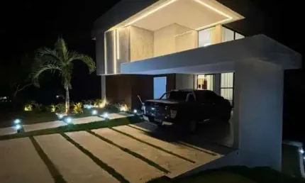 Casa em condomínio fechado com 5 quartos à venda no Abrantes, Camaçari , 450 m2 por R$ 2.390.000