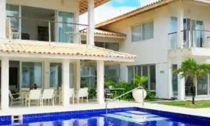 Casa em condomínio fechado com 6 quartos para alugar no Abrantes, Camaçari , 1065 m2 por R$ 45.000