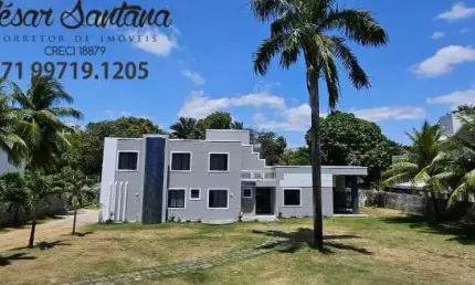 Casa em condomínio fechado com 4 quartos à venda no portão, lauro de freitas , 2900 m2 por r$ 2.200.000