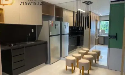 Apartamento porteira fechada a venda 1/4 (Studio) - Litoranius Buraquinho