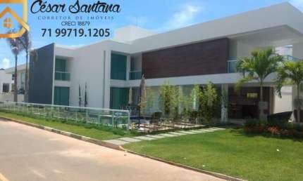 Casa alto luxo Porteira fechada á venda 4/4 suítes Paraíso dos Lagos Guarajuba.Piscina. churrasqueira.