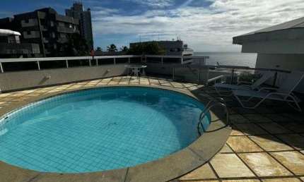 Excelente Cobertura Duplex Nascente á venda com ampla piscina privativa no Rio Vermelho - Salvador- Morro do Conselho. Vista Mar