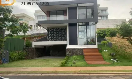 Casa em condomínio fechado com 4 quartos à venda no alphaville (abrantes), camaçari , 370 m2 por r$ 2.500.000