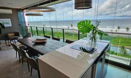 Magnífico DAZUR 4/4 suítes Nascente Vista Mar Jaguaribe