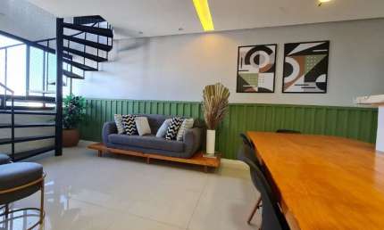 Apartamento cobertura finamente decorada a venda  2/4 (01 suíte) Espaço Gourmet - Maré Nostrum