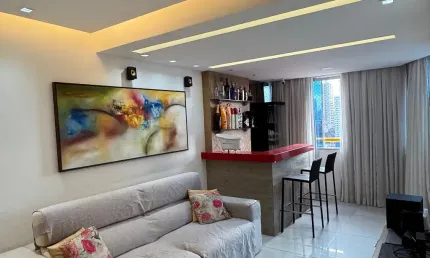 Apartamento no Caminho das Arvores 3/4 Porteira Fechada