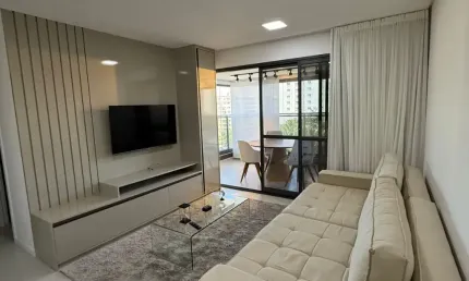 Apartamento novo 2/4 para locação mobiliado no alphaville salvador