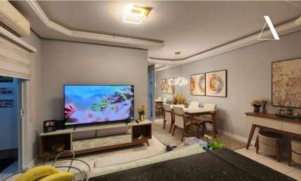 Apartamento com 3 dormitórios à venda, 74 m² por R$ 490.000,00 - Floresta - Joinville/SC