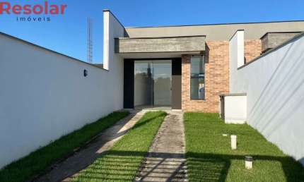 Casa térrea com 02 quartos + 01 banheiro no Rocio Grande em São Francisco do Sul/SC.
