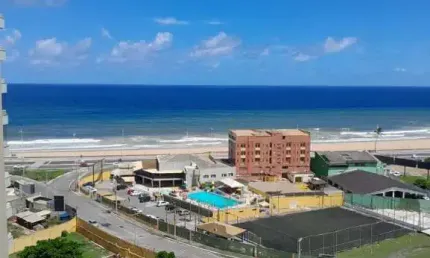 Apartamento 2/4 suite com 89 m², podendo ser 3, nascente, mobiliado, andar alto, varanda no Evolution Ecologic Residence vender Armação Salvador