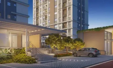 Apartamento 2/4 suíte  e varanda medindo 42,07 m² em Lançamento no Vog Itapuã na Dorival Caymmi Salvador Bahia