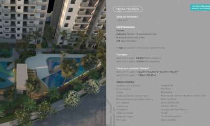 Mood Colina Patamares com 3/4 um suíte, varanda medindo 66,90 m², lançamento na Colina A da Moura Dubeux em Salvador