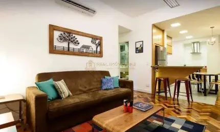 Apartamento em copacabana de 3 quartos com 90 metros