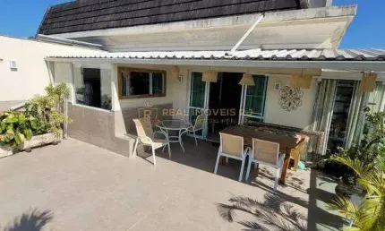 Barra da tijuca | cobertura duplex de 4 quartos com 200m²
