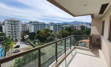 Locação de Apartamento com 3 Quartos na Freguesia de Jacarepaguá