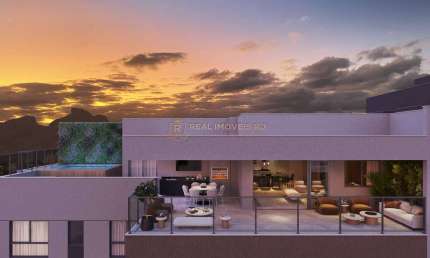 Cobertura Linear 413m², 4Suítes na Barra da Tijuca - Sol da Manhã.
