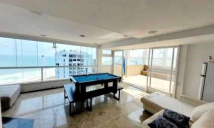Cobertura spetacular com vista mar e lagoa, 3 quartos e 3 vagas, na Barra da Tijuca