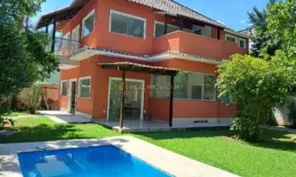 Casa Duplex em Condomínio Fechado. com 4 Suítes em Vargem Grande