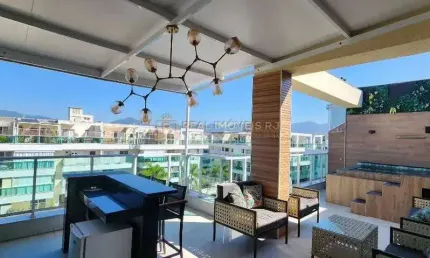 Cobertura duplex no recreio de 3 quartos com 146 m²
