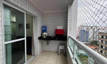 Apartamento 1 dormitorio lazer completo a 200 metros da praia.