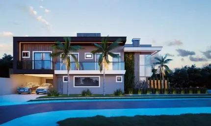Casa para Venda em Palhoça, Pedra Branca, 5 dormitórios, 5 suítes, 7 banheiros, 4 vagas