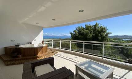 Apartamento para Locação em Florianópolis, Cachoeira do Bom Jesus, 4 dormitórios, 4 suítes, 5 banheiros, 3 vagas