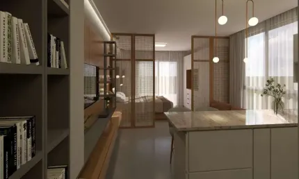 Studio para Venda em Florianópolis, Canasvieiras, 1 banheiro, 1 vaga