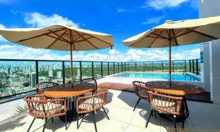 Parador de Madrid | Lindo Apartamento de 3 Quartos no Pina | 79m² | 100m da Praia