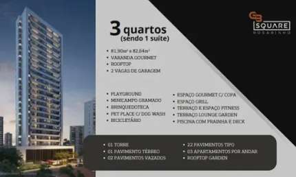 Apartamento no Rosarinho I 3 quartos 1 suite 2 vagas I  I Squere Rosarinho I Padrão GB