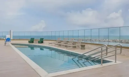 EO- Parque do cais| Apartamento de 1 quarto no prédio mais exclusivo de Recife