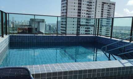 KKS- PARA INVESTIR OU MORAR EM BOA VIAGEM 1 QUARTO, ANDAR ALTO, VISTA LIVRE,24m²