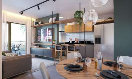 EM-Luciano Friedheim  3 Quartos com 68m², Varanda Gourmet e Acabamento Premium em Casa Forte